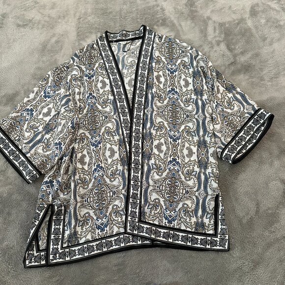 Max Studio Open Front Kimono Cardigan Women's MEDIUM - Picture 1 of 6
